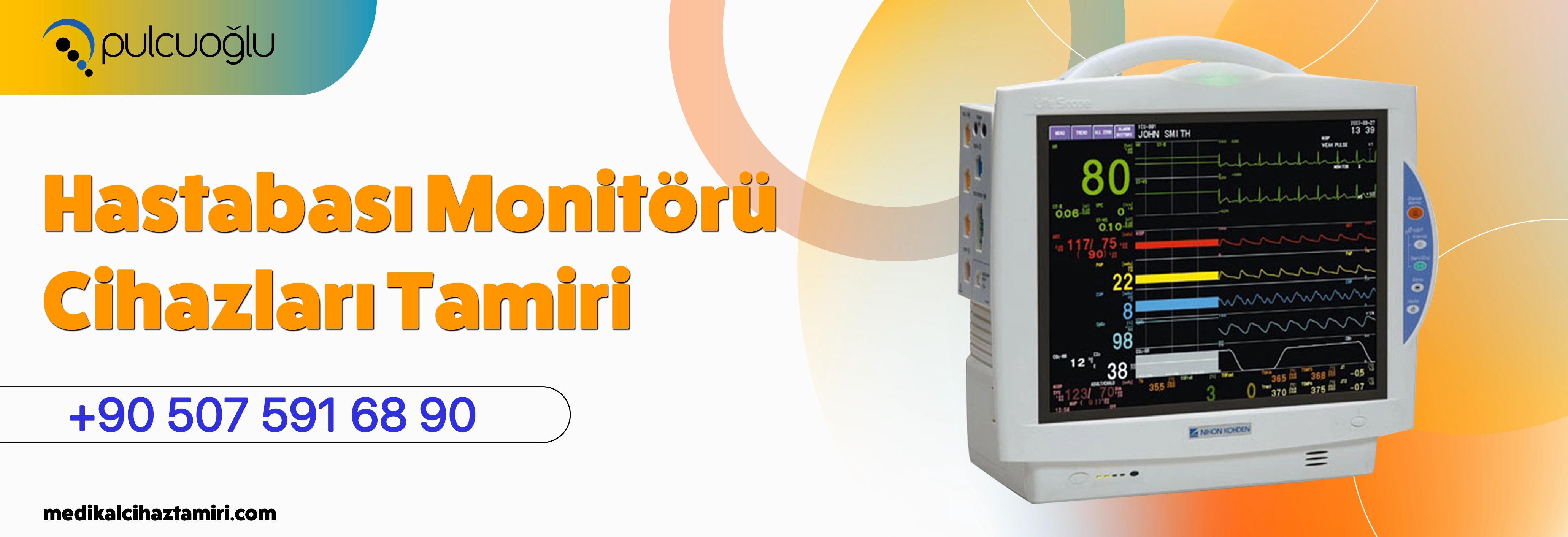 Hastabaşı monitörü tamiri, tıbbi cihaz tamiri teknik servis